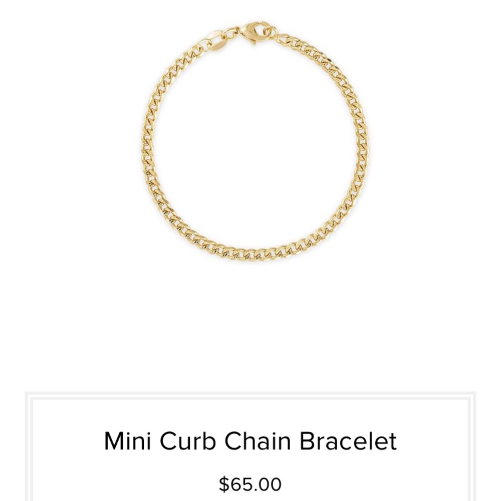 Alexa Leigh Mini Curb Chain Bracelet